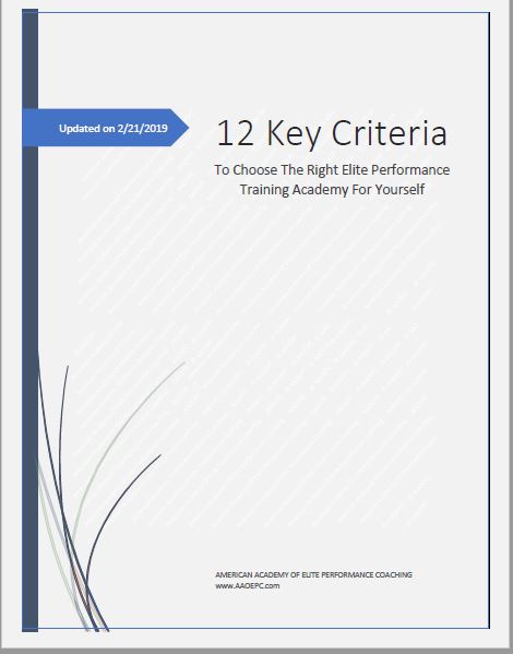 12 key criteria to choose the perfet coaching school