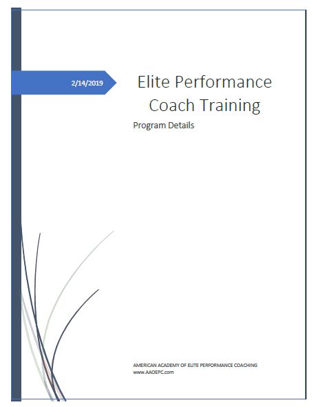 Elite Performance Program details